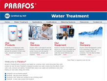 Tablet Screenshot of parafos.com